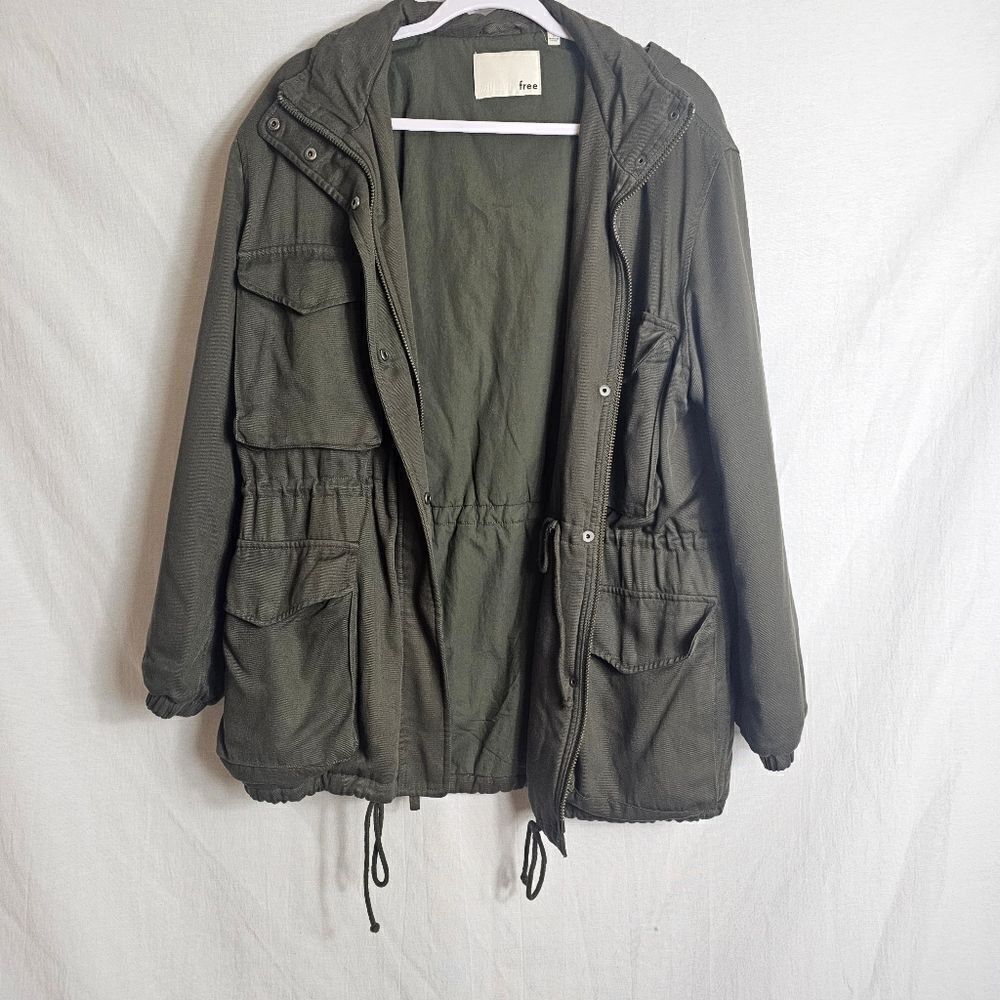 Aritzia Wilfred Military Jacket in Green size 2 - Picture 3 of 13